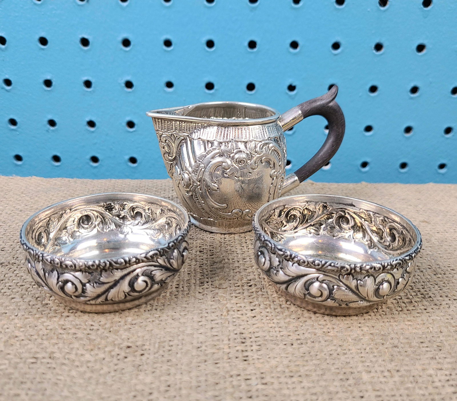 (2) Sterling "Bailey Banks & Biddle," Salt Cellars + (1 of 7)