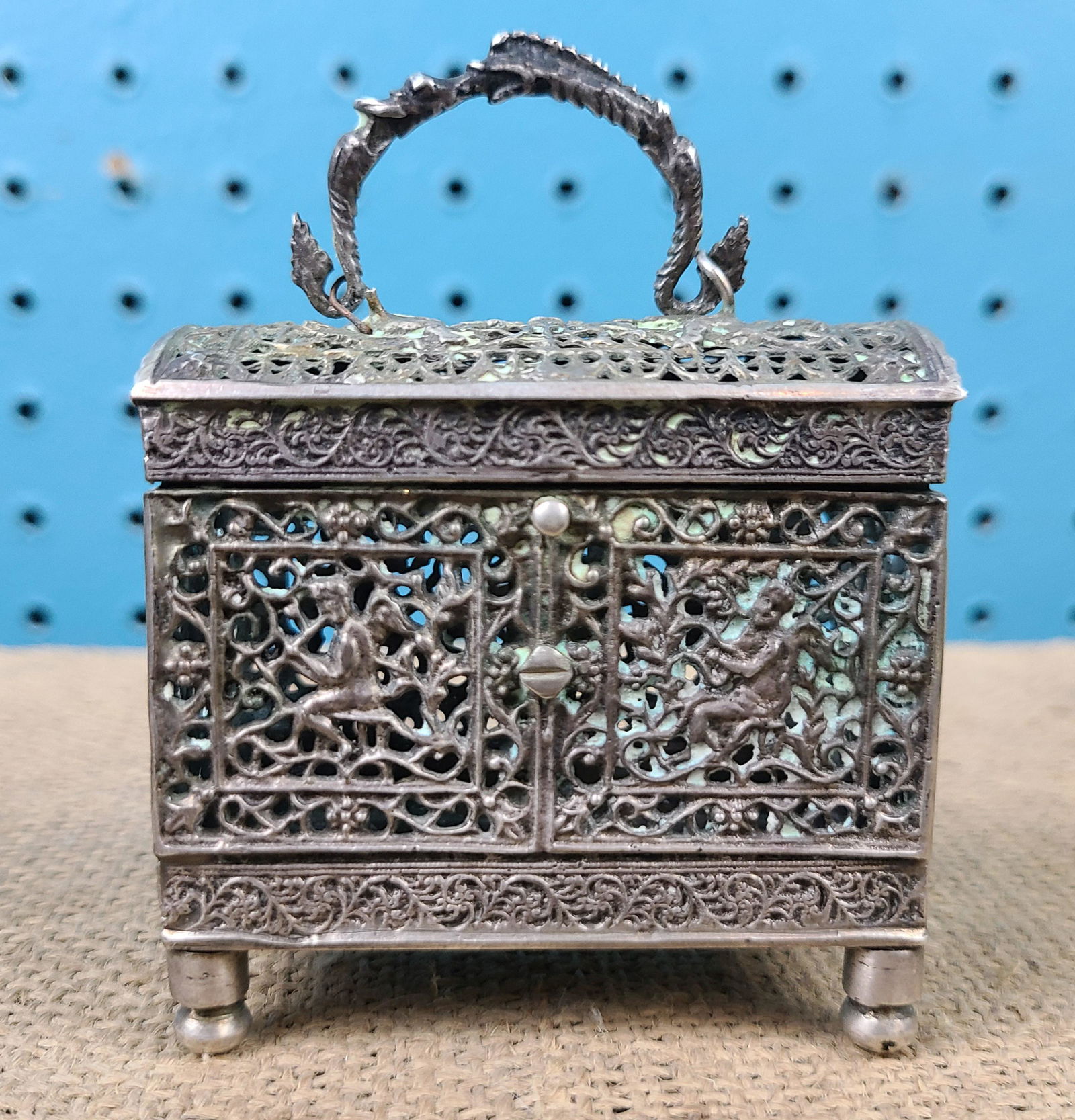 RARE Sterling 18th Century Judaica Spice Box (1 of 8)