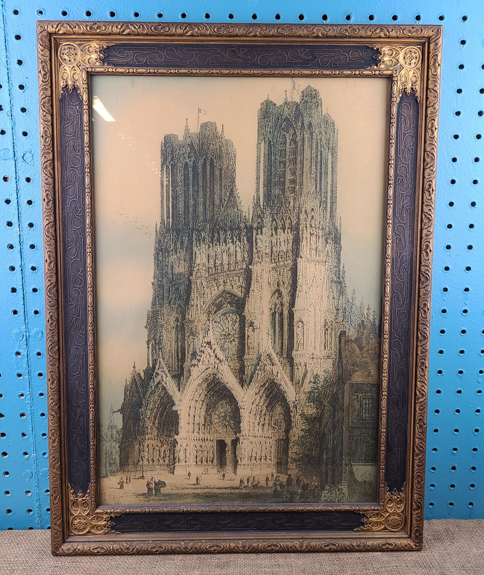 Arhcitectural Gothic Revival Cathedral with Frame (1 of 7)