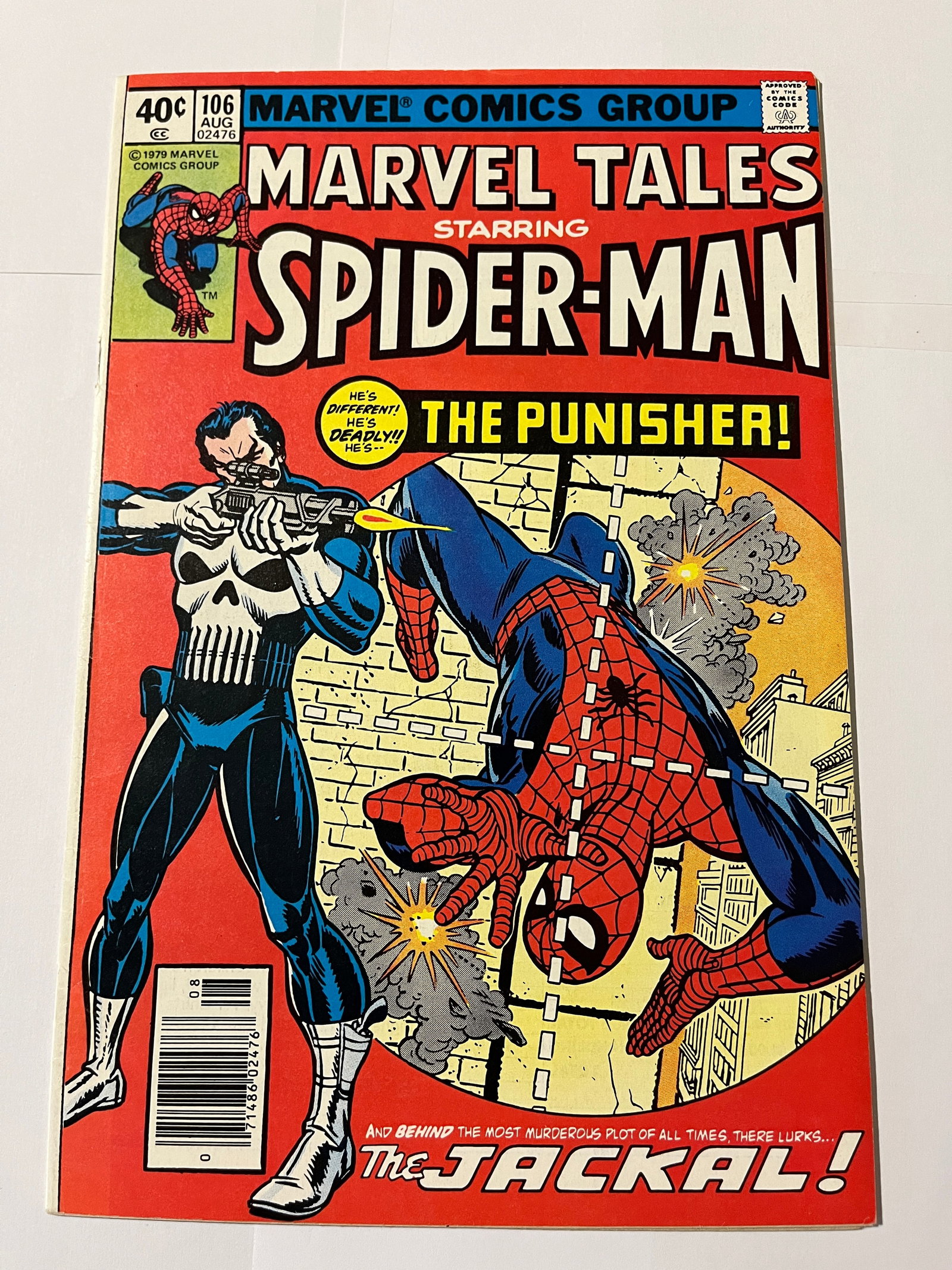 Marvel Comics Tales #106 Punisher & Spider-Man: Minty Comic