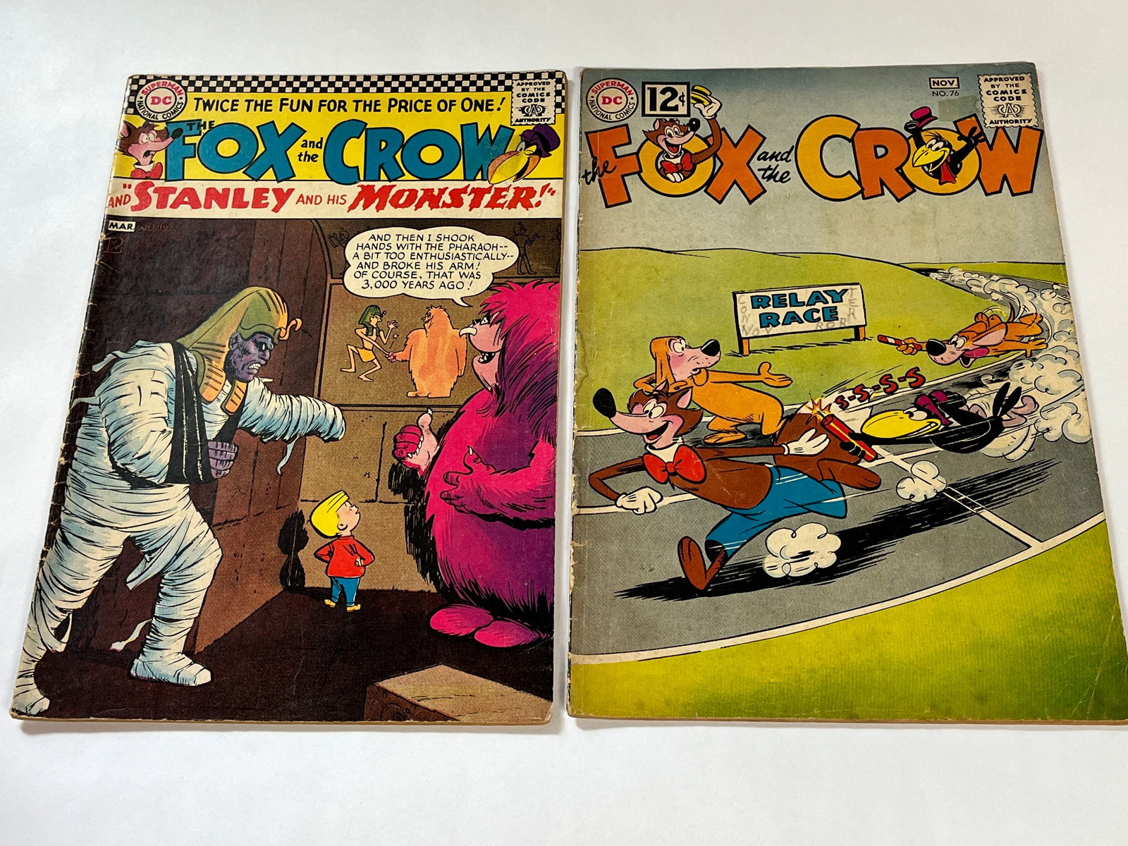 2 DC Comics Fox and the Crow #76, 102 (1 of 7)