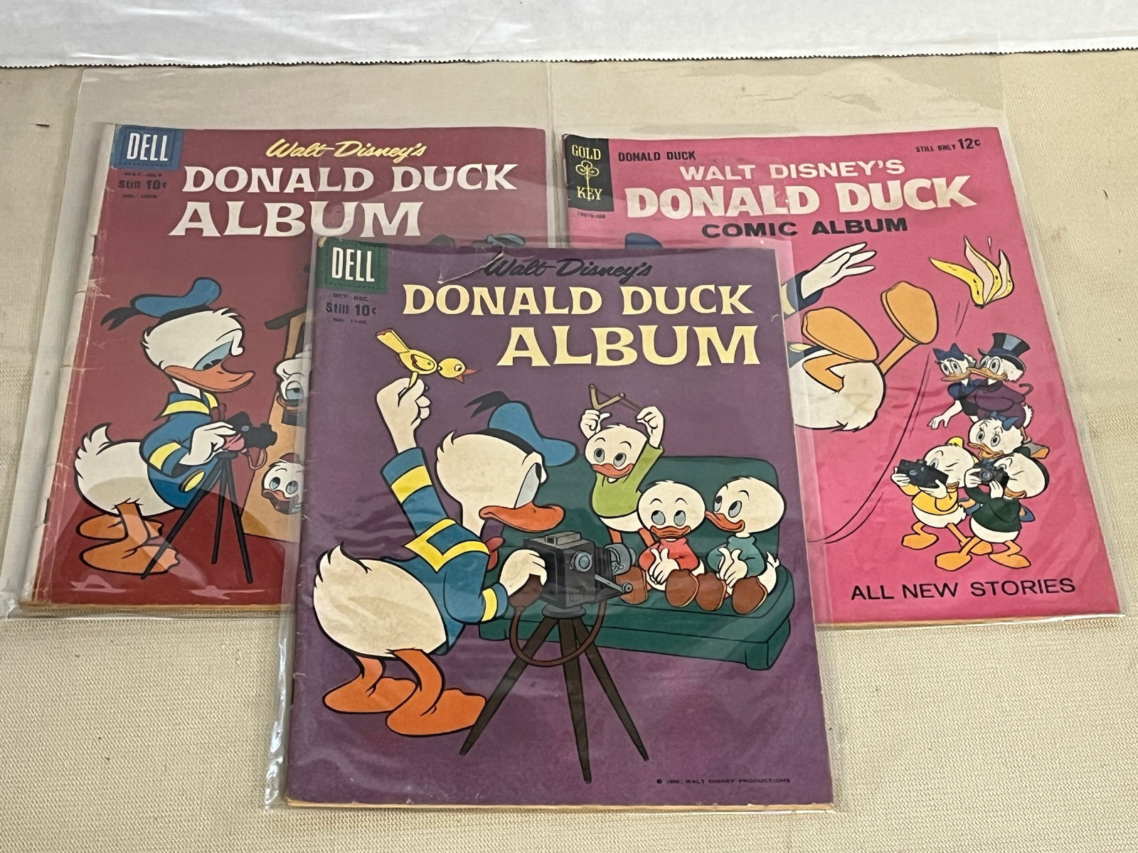 3 Gold Key and Dell Comics Donald Duck Album Comic (1 of 4)