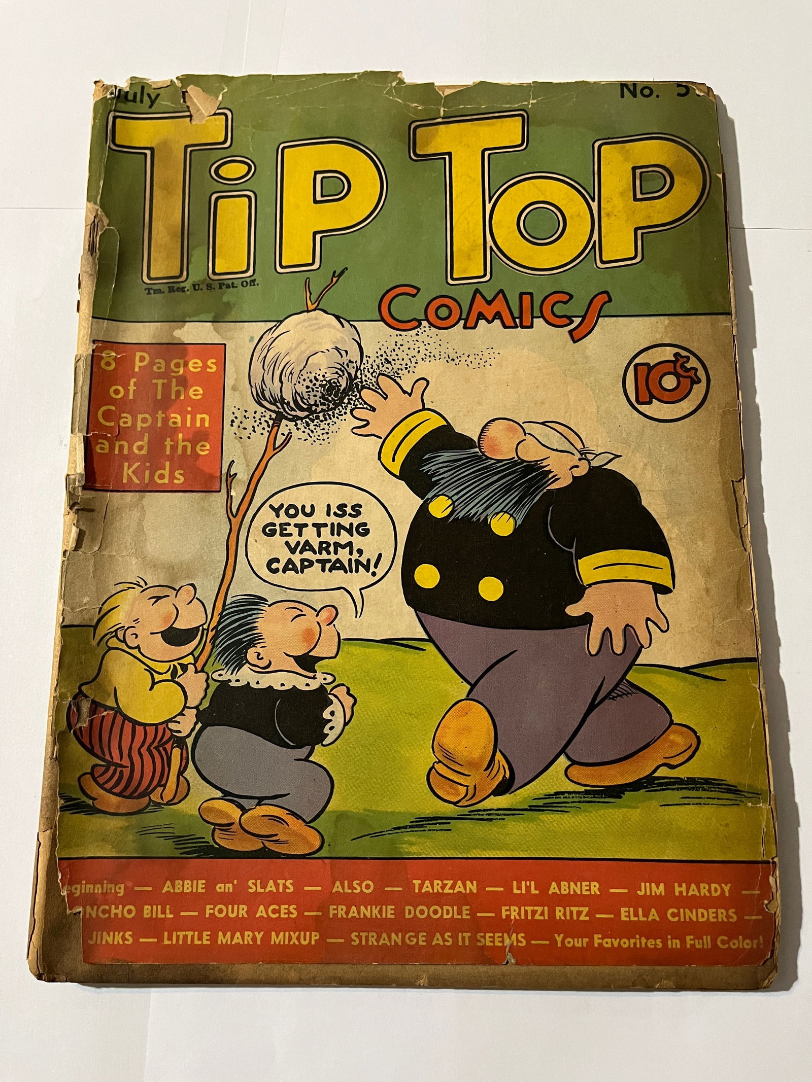 1940 Tip Top Comics Early Comic (1 of 3)