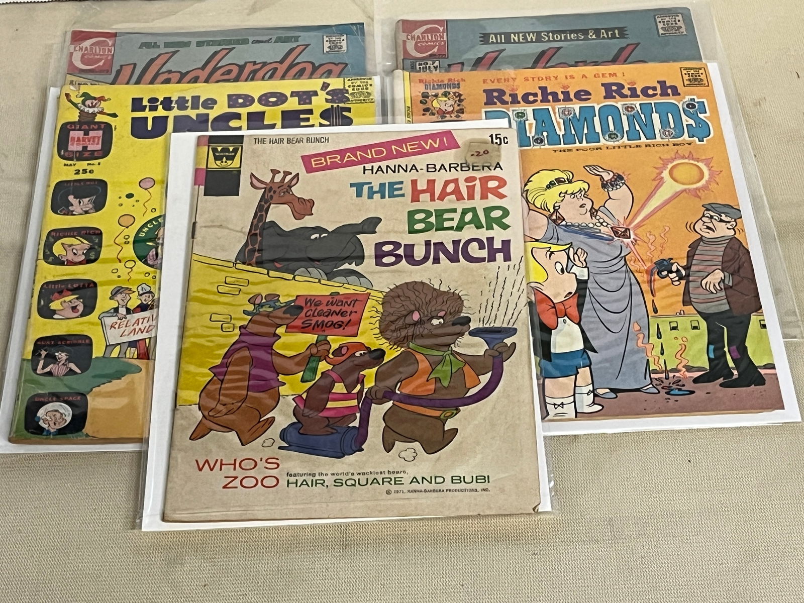 5 Comics Charlton & Harvey Underdog and Others (1 of 4)