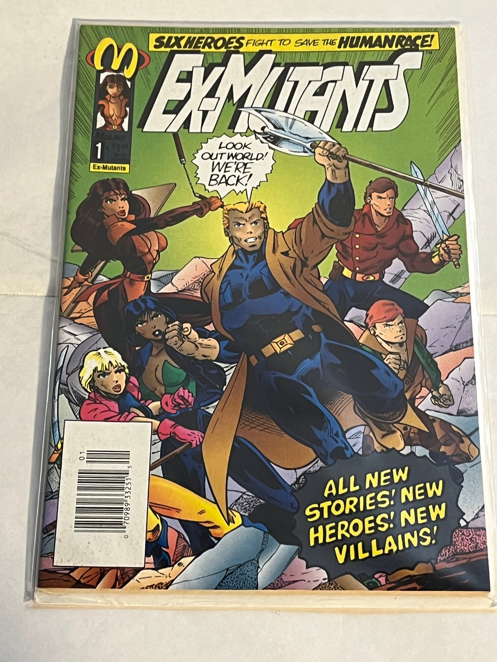 MALIBU COMICS EX-MUTANTS #1 (1 of 1)