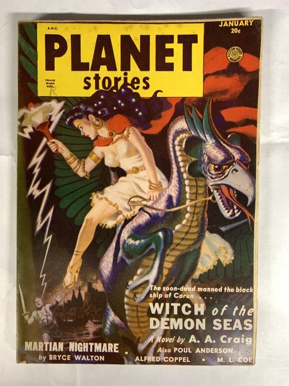 PLANET STORIES JANUARY 1951 PULP (1 of 3)