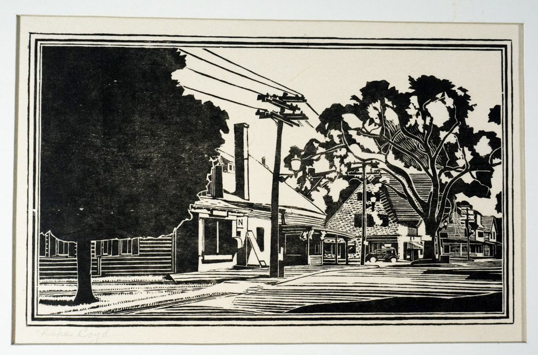 Fiske Boyd "The Post Office" 1930 Signed & Numbered (1 of 6)