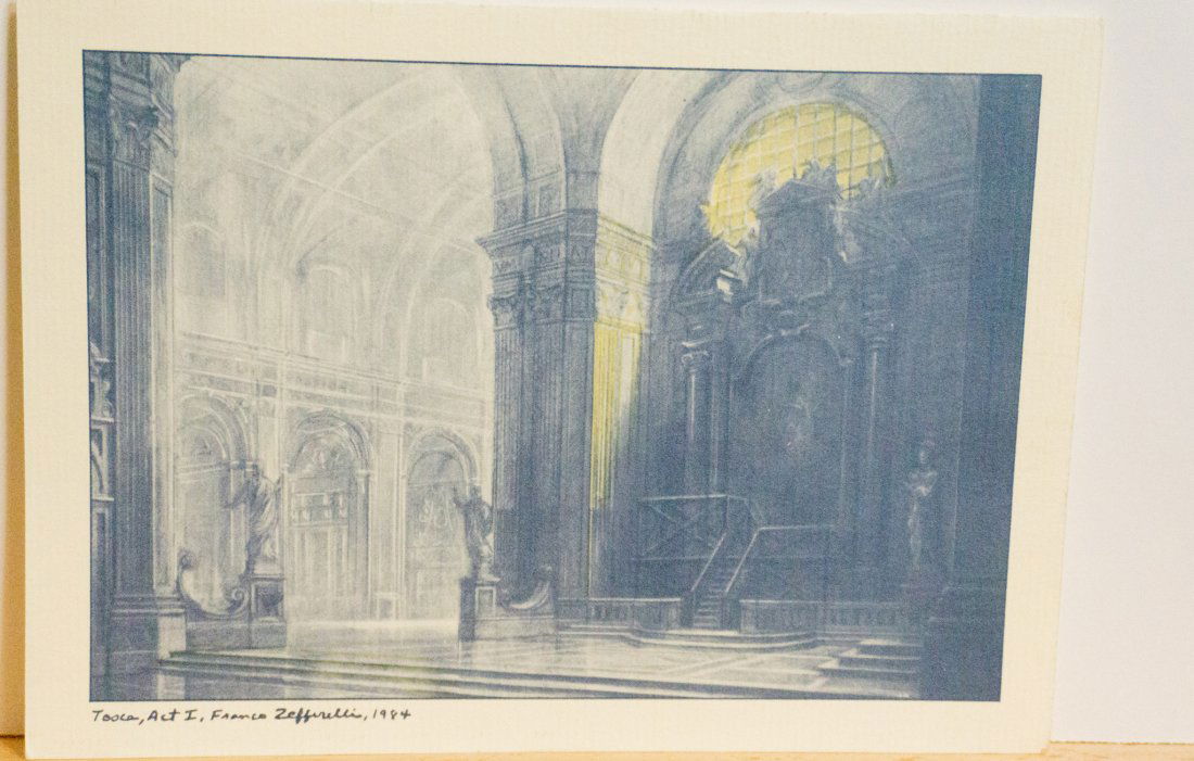 TOSCA [Opera by Giacomo Puccini] brochure 1985 (1 of 3)