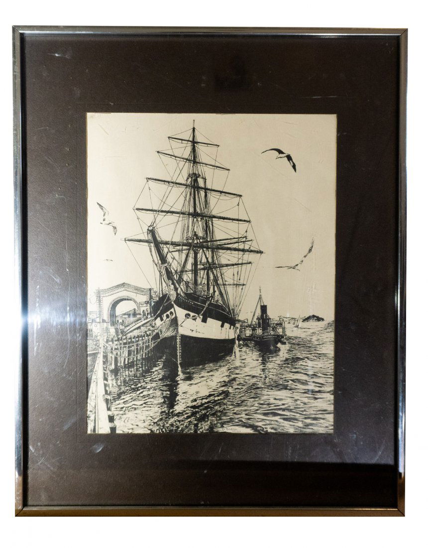 Balclutha Sailing ship Signed and numbered (1 of 3)