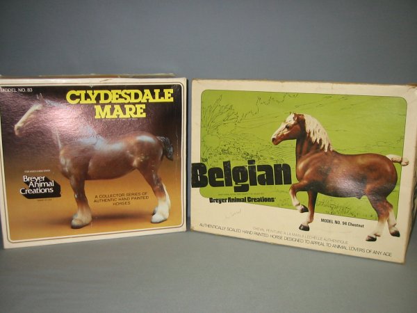 Clydesdale & Belgian Horse Model