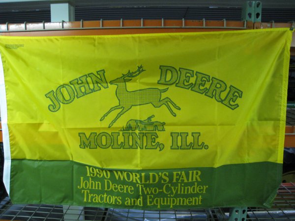 JD Flag Checkered Center 1990 Worlds Fair