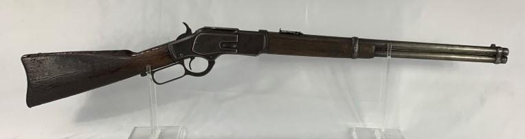1169-WINCHESTER MODEL 1873: WINCHESTER MODEL 1873 - CARBINE, 44/40, MFG 1883,A NICE 1873 20" BARRELED CARBINE (SN# 123161)