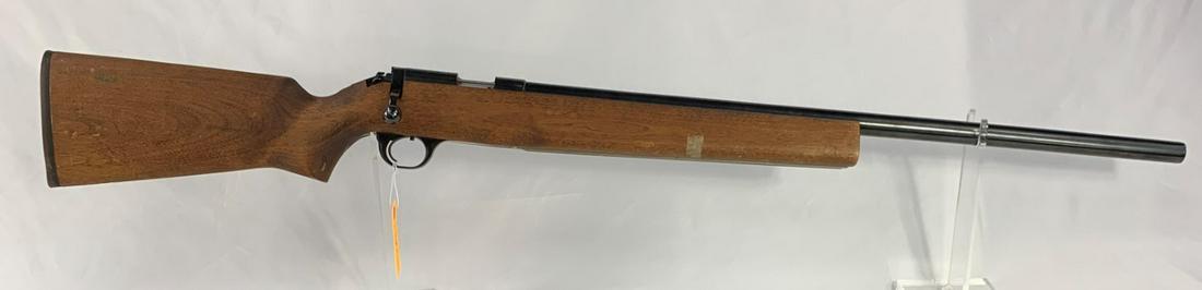 1321-H&R MODEL M12 (US MARKED): H&R MODEL M12 (US MARKED) - 22 LR, SINGLE SHOT, 28" HEAVY BARREL, TARGET RIFLE, VERY NICE BLUING, EXCELLENT BRIGHT SHINY BORE (SN# AX517107)