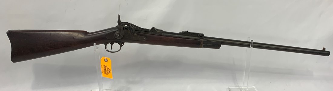 1459-SPRINGFIELD MODEL 1884 CARBINE: SPRINGFIELD MODEL 1884 CARBINE - 45/70, APPROX 24" BARREL, HINGED BREACH BLOCK (SN# 192919)