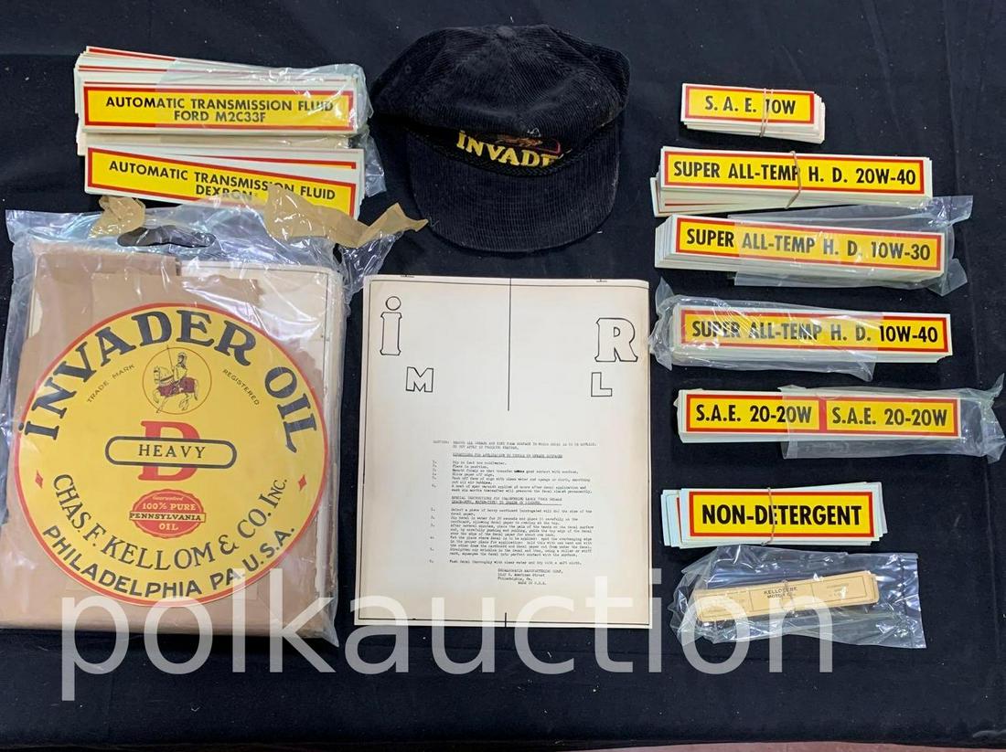 Invader Oil Lot: Invader Oil Lot - Hundreds of Pieces