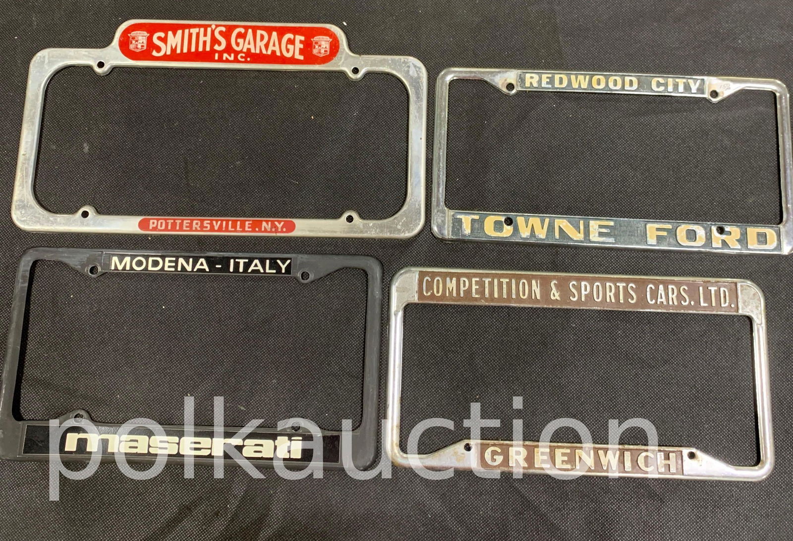 4 License Plate Holders (1 of 2)