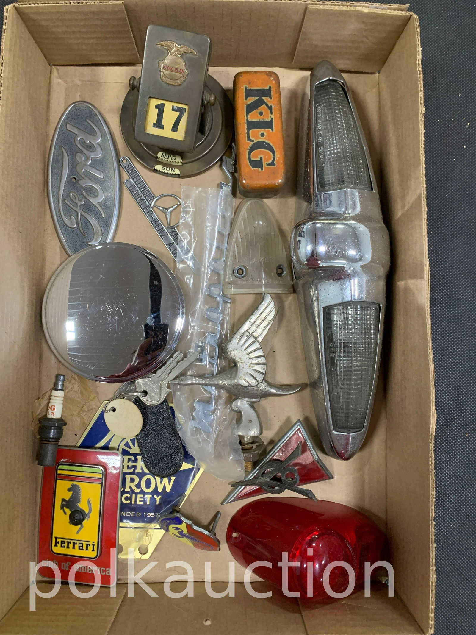 Box of Badges and Parts (1 of 5)