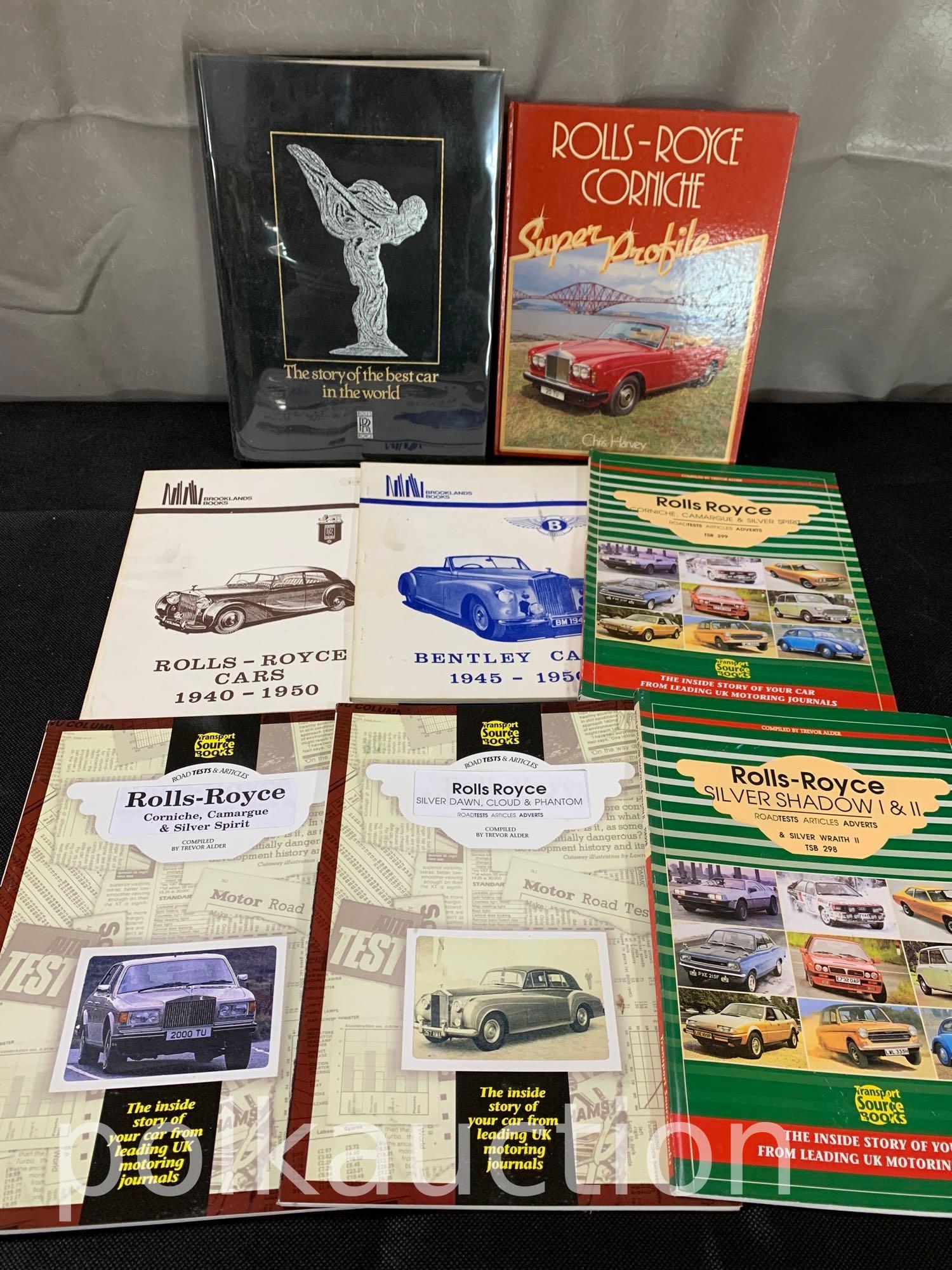 Box of Rolls-Royce Books (1 of 1)
