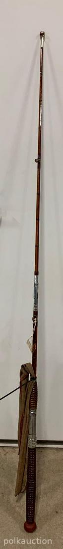 Antique Fishing Rod with Cloth Bag (1 of 5)