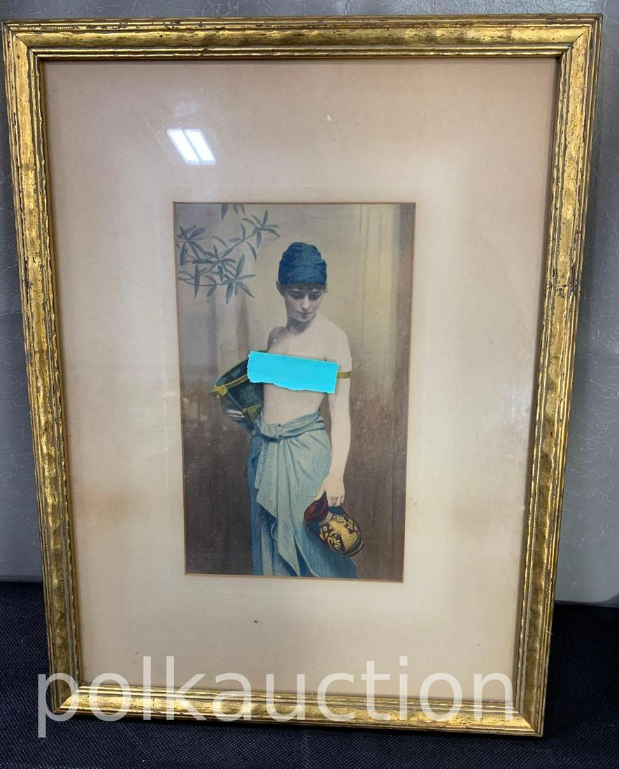 Painting of Lady: Painting of Lady -17" x 13"