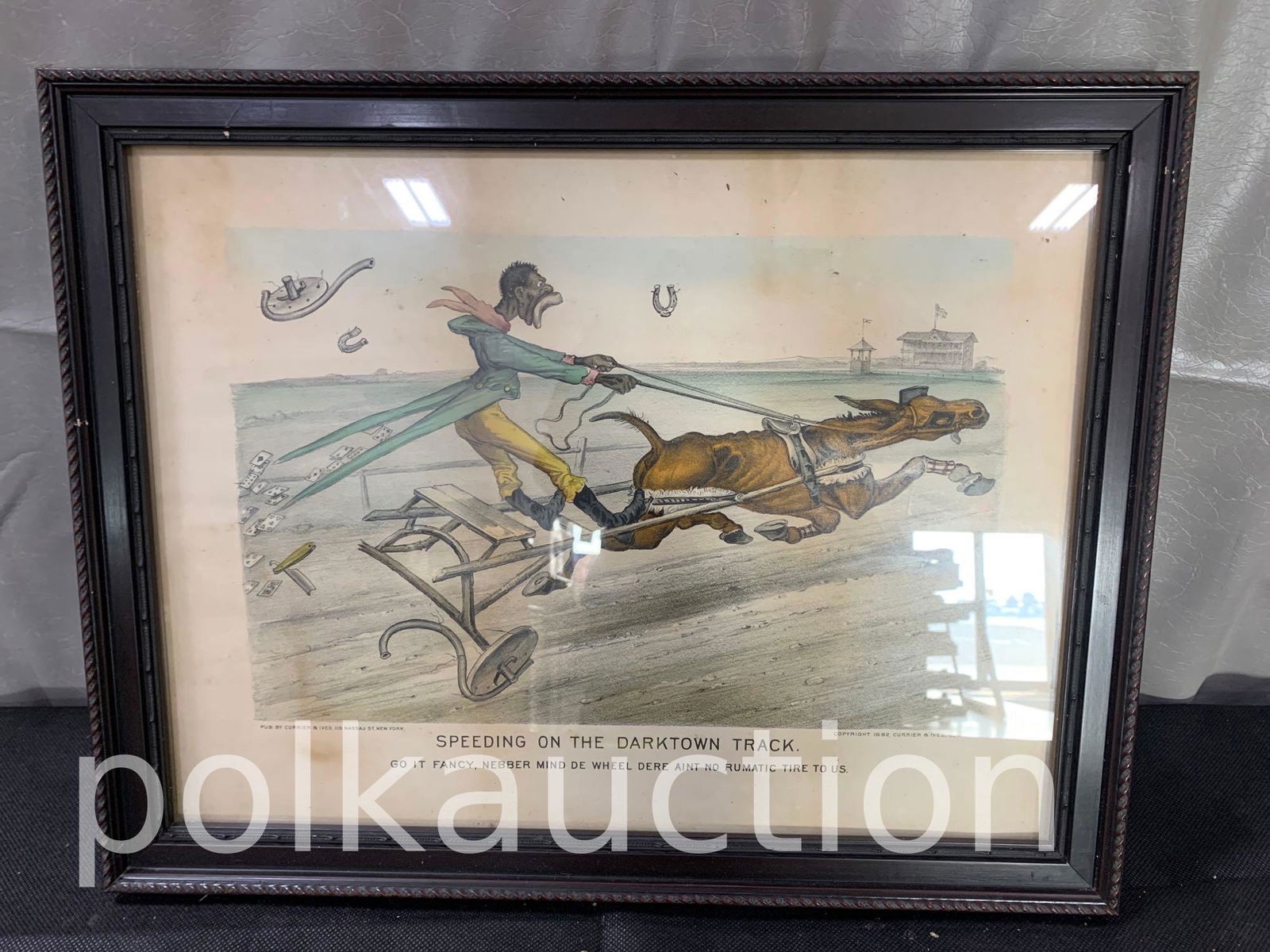 Currier & Ives Framed Illustration (1 of 3)