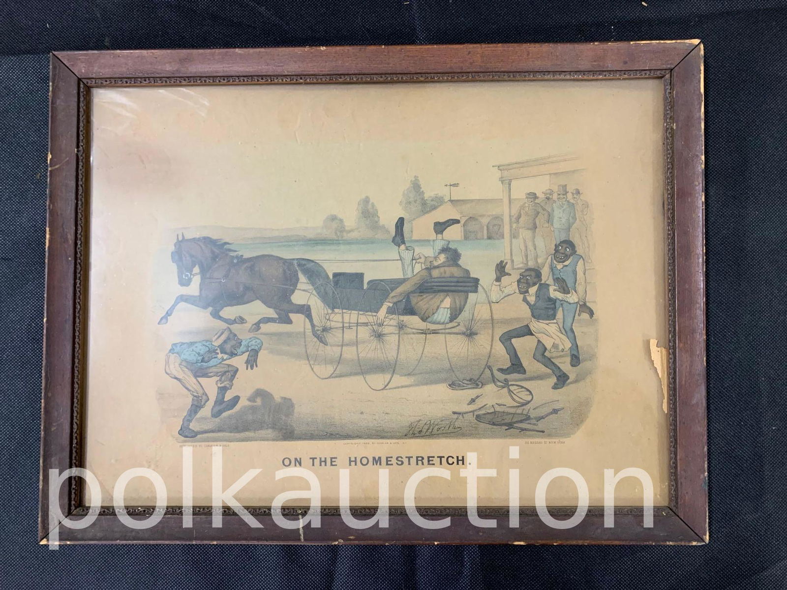 Currier and Ives Framed Print (1 of 4)