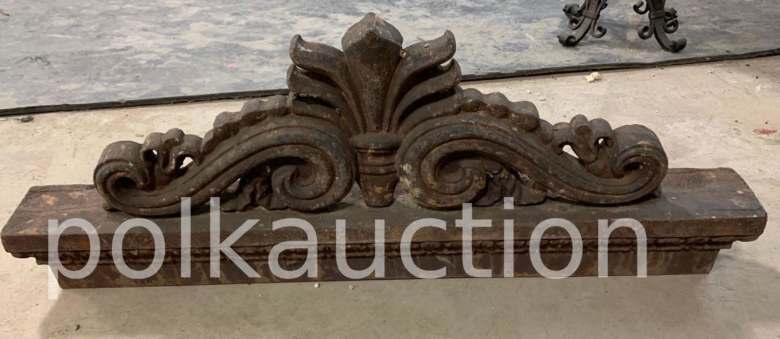 Decorative Cast-iron Piece: Decorative Cast-iron Piece - 18" x 46", No Shipping, Pick up Only