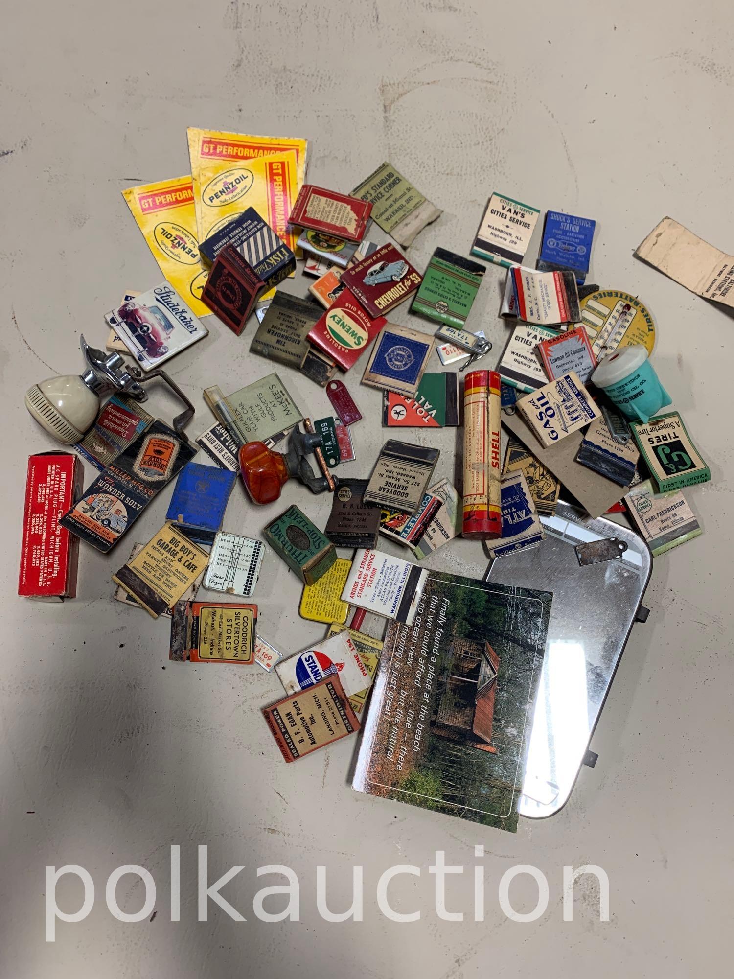 175-VINTAGE MATCHBOOKS, ETC.: .