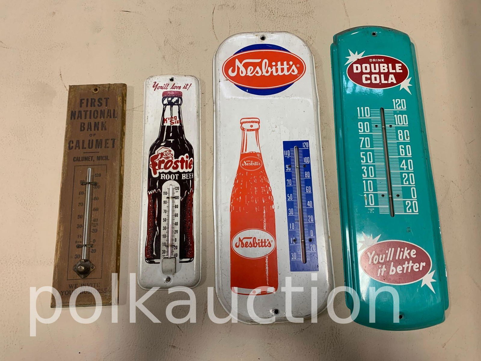 183-(4) VINTAGE THERMOMETERS (1 of 2)