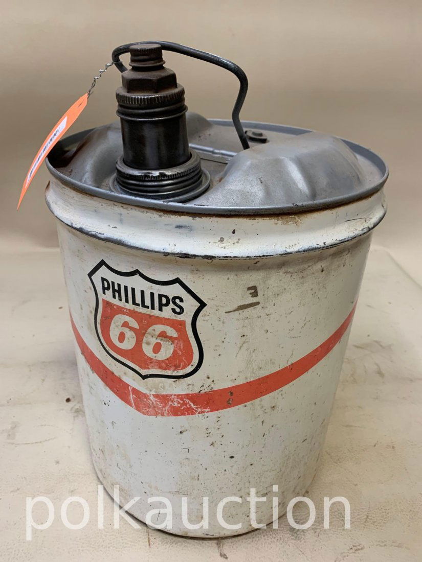 333-VINTAGE PHILLIPS 66 FUEL CAN (1 of 2)