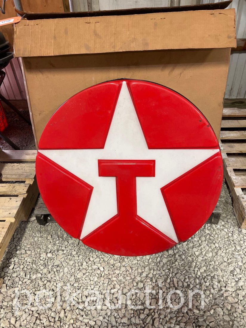 57-NOS TEXACO LIGHTED OUTDOOR SIGN (1 of 4)