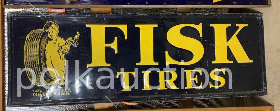 346-FISK TIRES SIGN (1 of 4)