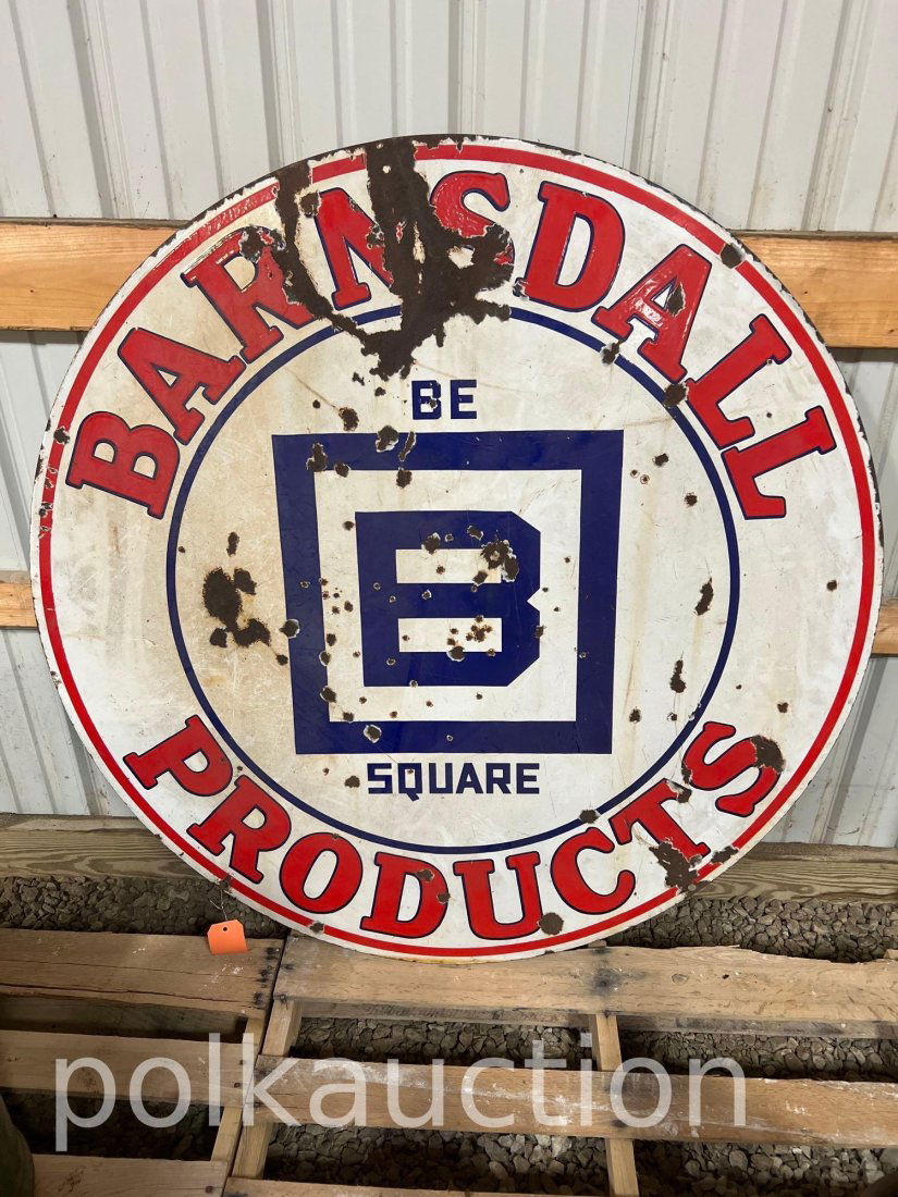 484-BARNSDALL PRODUCT SIGN (1 of 2)