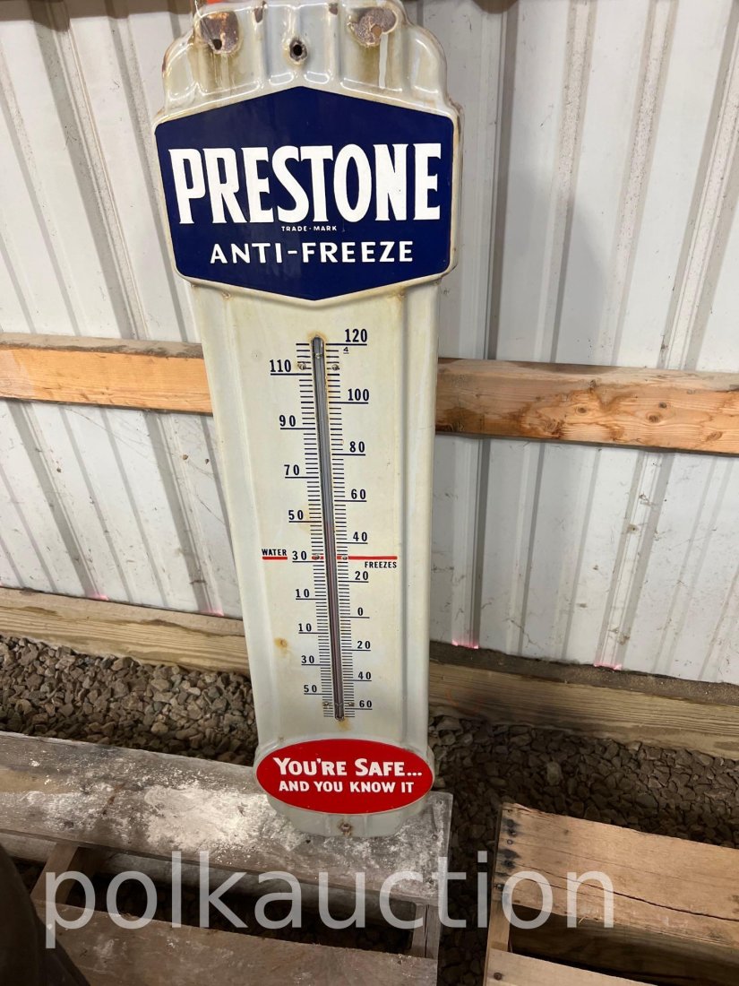 485-PRESTONE ANTI-FREEZE THERMOMETER: 9in.X 36in.