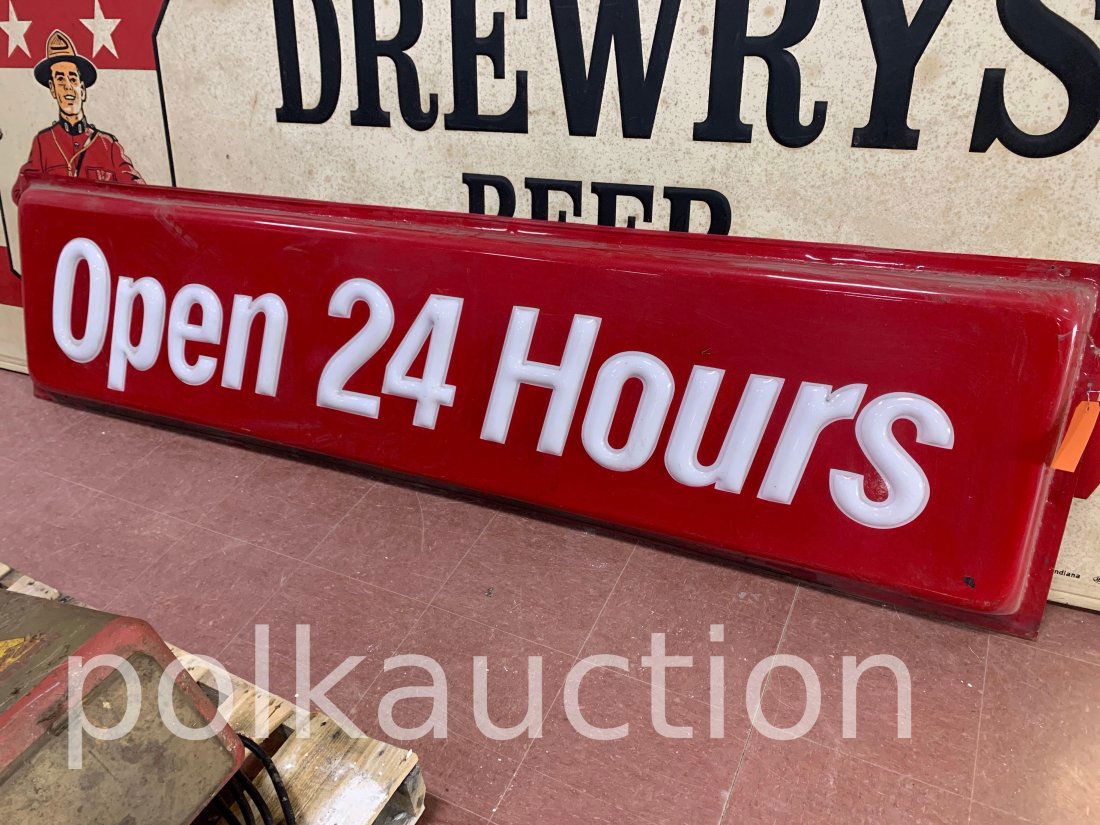 621-OPEN 24 HOURS SIGN (1 of 2)