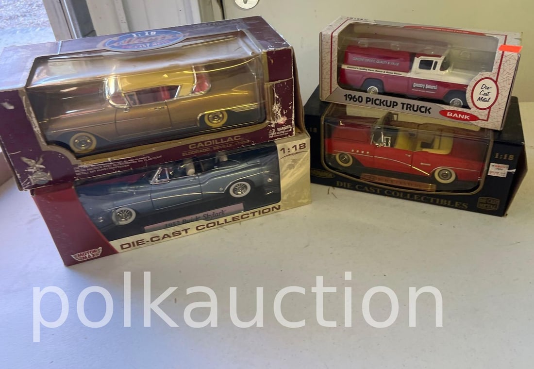 2576-(4) MISC CAR TOYS: .