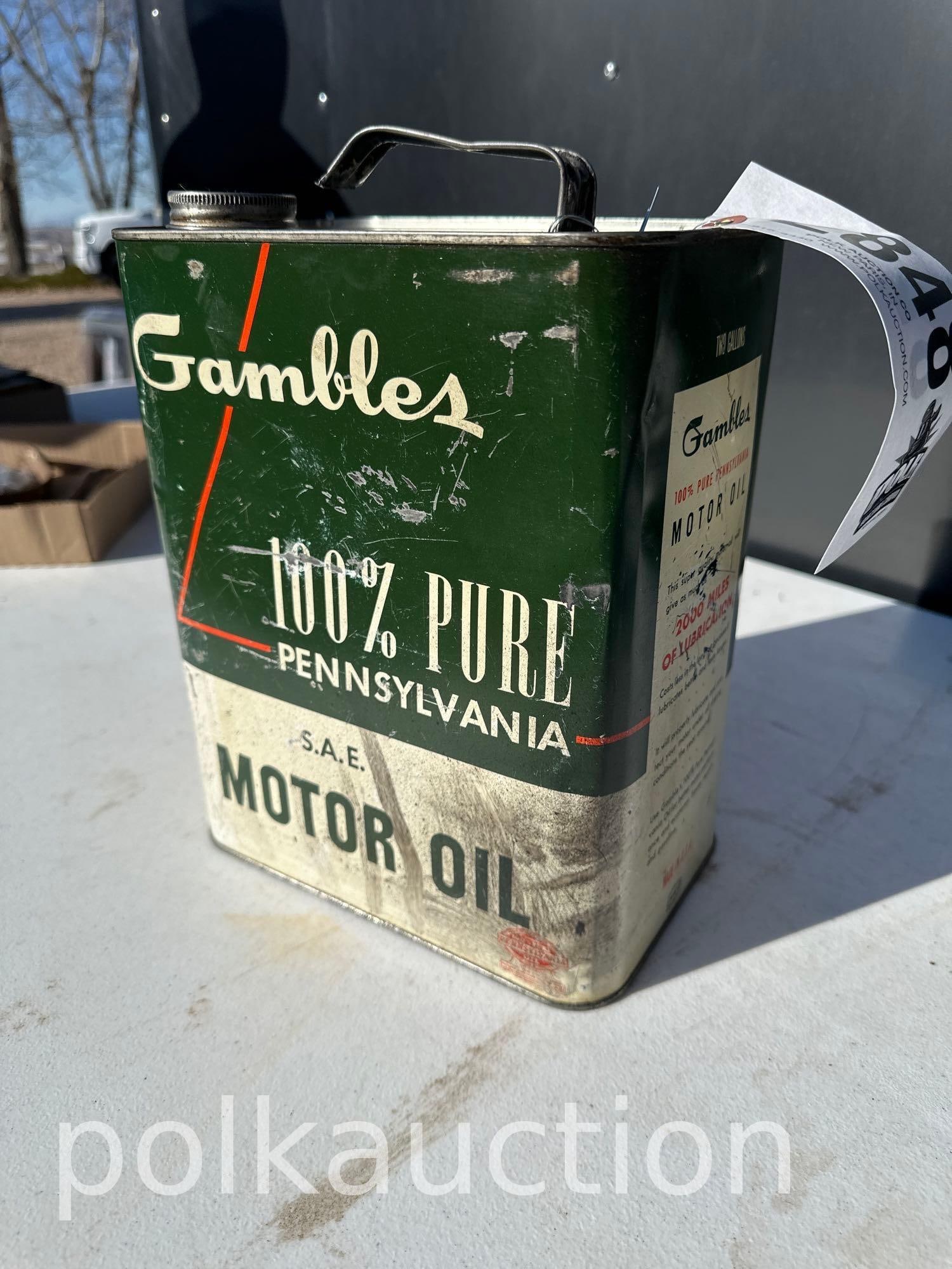 2848-GAMBLKES OIL CAN: .