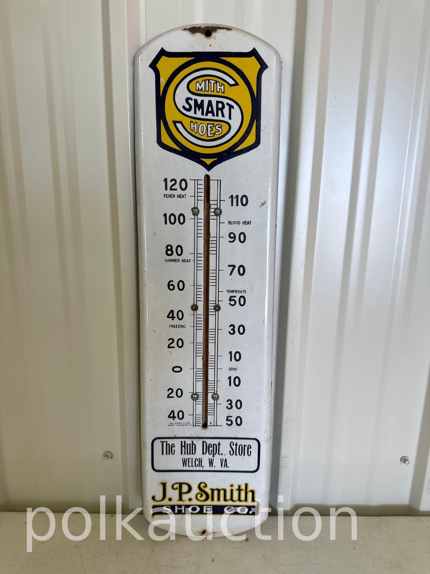 2273-J.P. SMITH SHOE COMPANY THERMOMETER: .