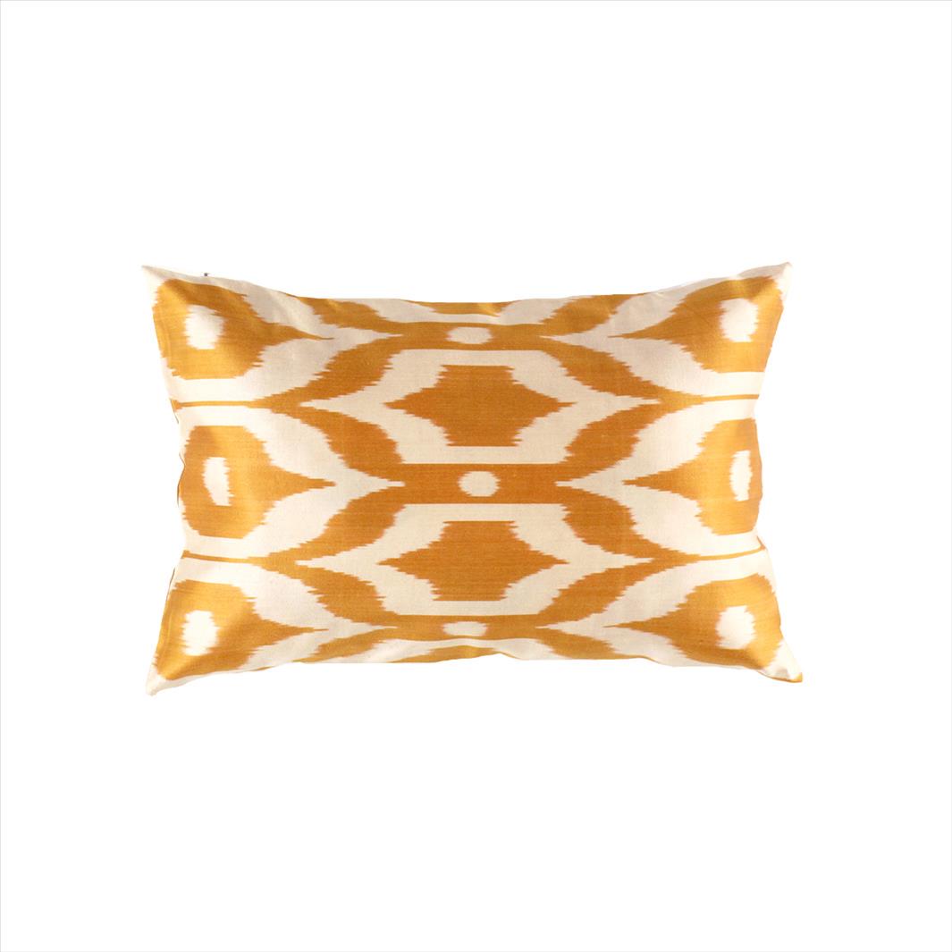 TI 267 Turkish Brown & White Silk Pillow Ikat: TI 267 Turkish Brown & White Silk Pillow Ikat - Pillows - New - Hand-made - Pure Silk - 300-TI 267-862. This item is part of our fine auction collection which includes many fine home accessories inclu