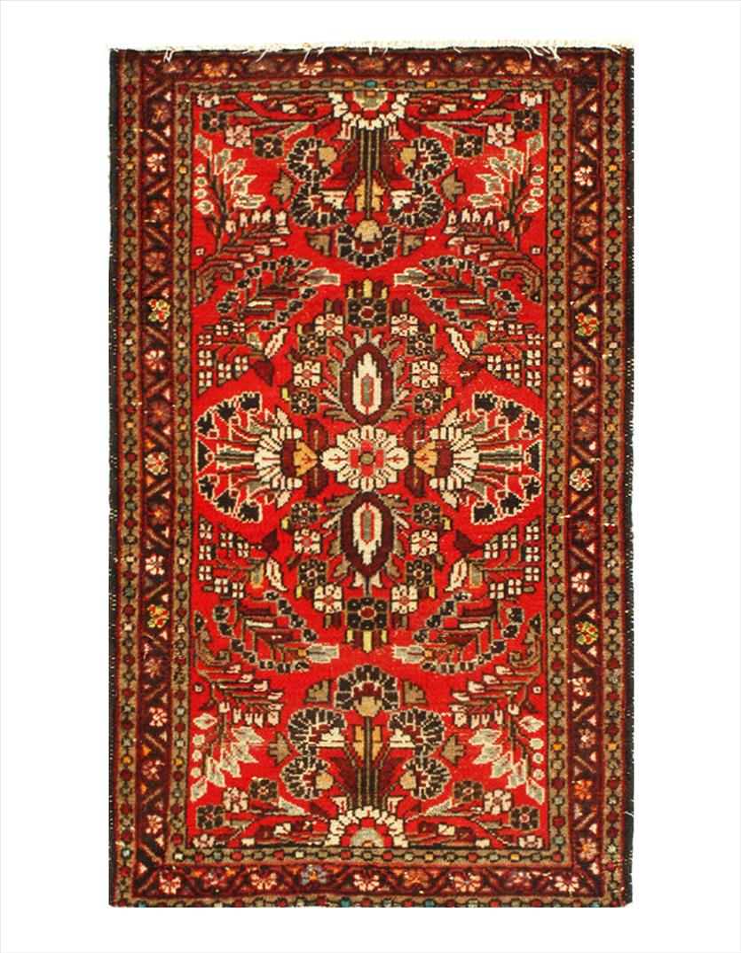 Persian Antique Lilian 2'7'' X 4'3'': Persian Antique Lilian 2'7'' X 4'3'' Antique Lamb's Wool Hand-Knotted 300-E10154-862 This item is part of our fine auction collection which includes many fine home accessories including antique rugs,