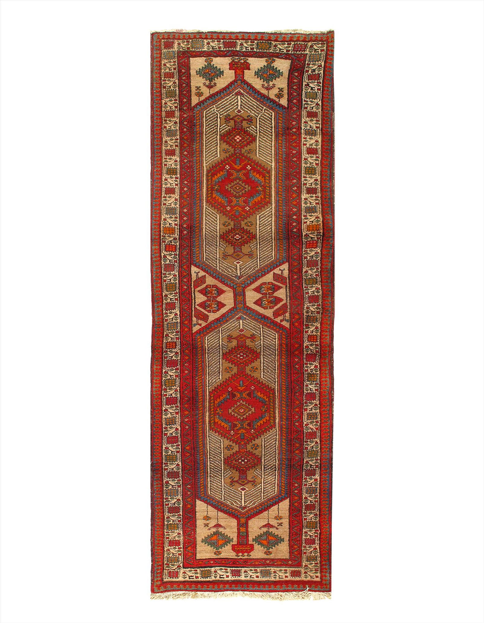 Persian Antique Serab Runner 3'2'' X 10': Persian Antique Serab Runner 3'2'' X 10' Antique Lamb's Wool Hand-Knotted 300-E08645-862 This item is part of our fine auction collection which includes many fine home accessories including antique ru