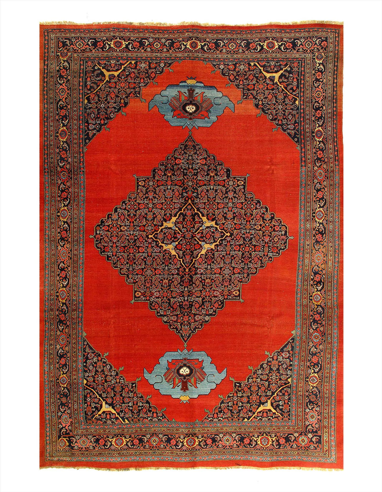 Persian Antique Bidjar 9'6'' X 14: Persian Antique Bidjar 9'6'' X 14 Antique Lamb's Wool Hand-Knotted 300-E07780-862 This item is part of our fine auction collection which includes many fine home accessories including antique rugs, vin