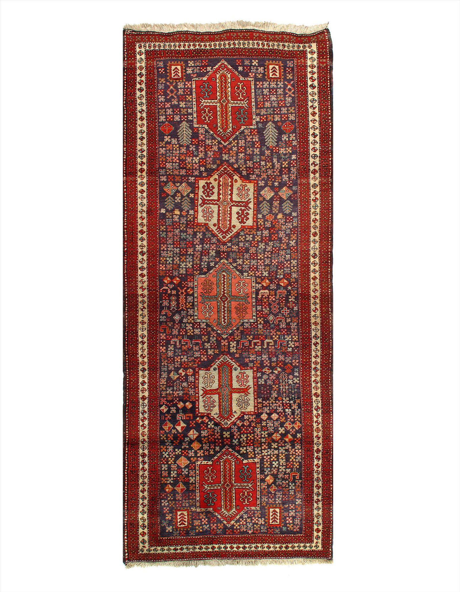 Persian Antique NW Ruuner 3'8'' X 9'8'': Persian Antique NW Ruuner 3'8'' X 9'8'' Runner Lamb's Wool Hand-Knotted 300-14381-862 This item is part of our fine auction collection which includes many fine home accessories including antique rugs,