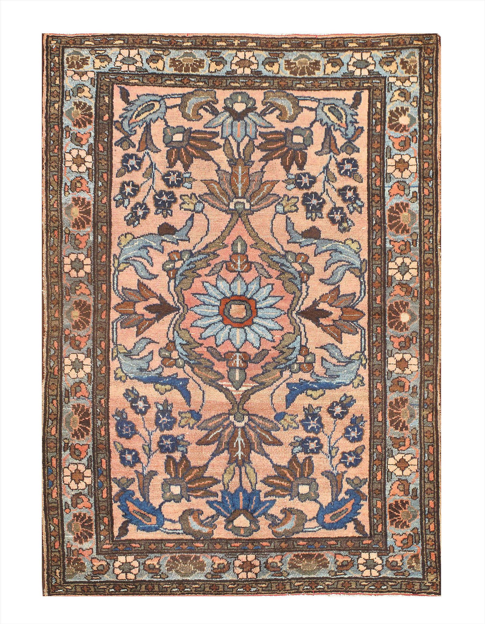 Persian Antique Lilian 3'5'' X 5': L Pech Persian Lilian Saruk 3'5" X 5' - Circa 1920, Antique, Hand-Knotted, Wool, 300-E05511-862, This item is part of our fine auction collection which includes many fine home accessories including an