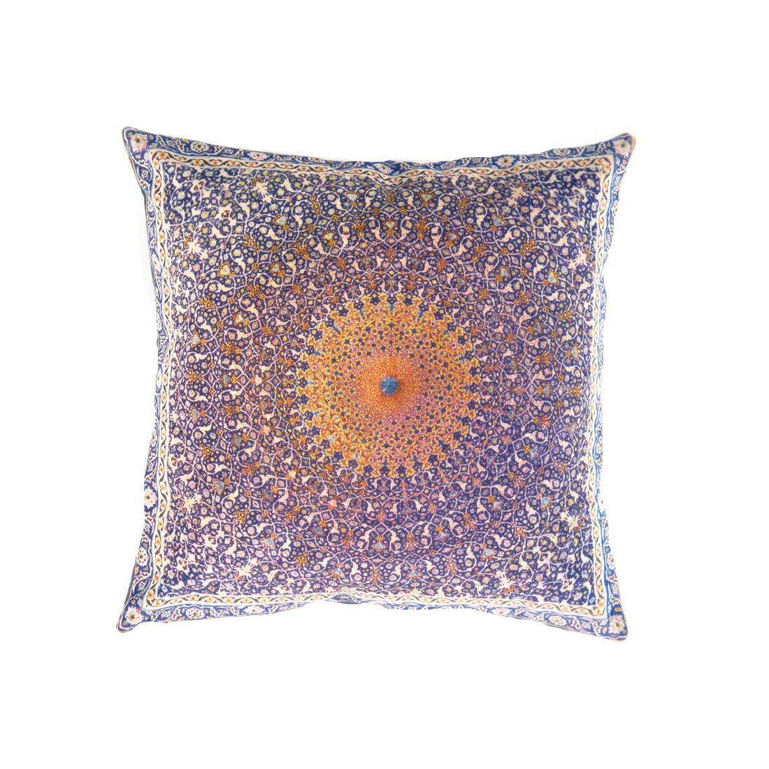 Persian Velvet Pillow 16' X 16': Persian Velvet Pillow 16' X 16' - New, Pillows, N/A, Velvet Silk, 300-IR 31-862. This item is part of our fine auction collection which includes many fine home accessories including antique rugs, vint