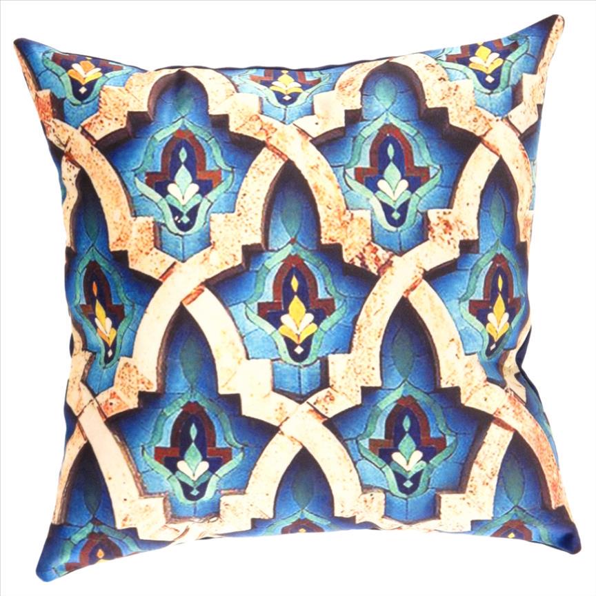 Persian Velvet Pillow 16" X 16": Persian Velvet Pillow 16" X 16" - New, Pillows, N/A, Velvet Silk, 300-IR 165-862. This item is part of our fine auction collection which includes many fine home accessories including antique rugs, vin