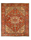 Rust Persian Antique Serapi 10' x 12'