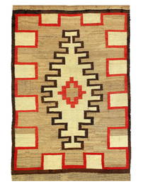 Light Brown Antique Navaho 3'7'' X 5'5''