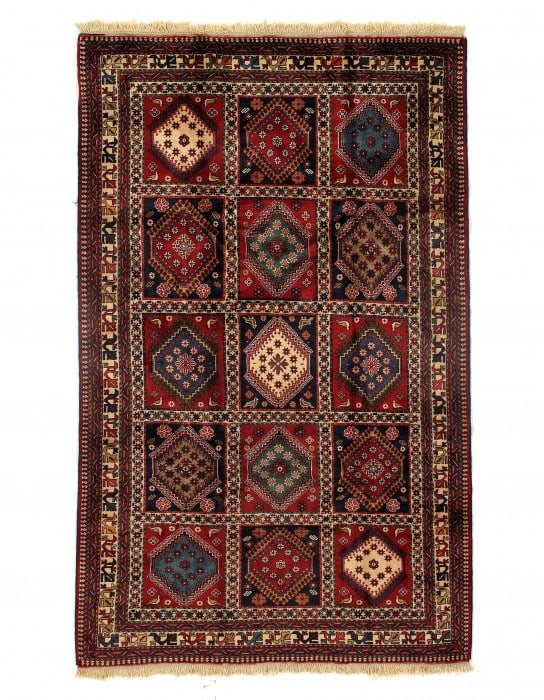 Persian Fine Hand Knotted Yalameh 5'1'' X 8'2'': Persian Fine Hand Knotted Yalameh 5'1'' X 8'2'' - New, Yalameh, Hand-Knotted, Lamb's Wool, 300 -D09586- 862.This item is part of our fine auction collection which includes many fine home accessories i