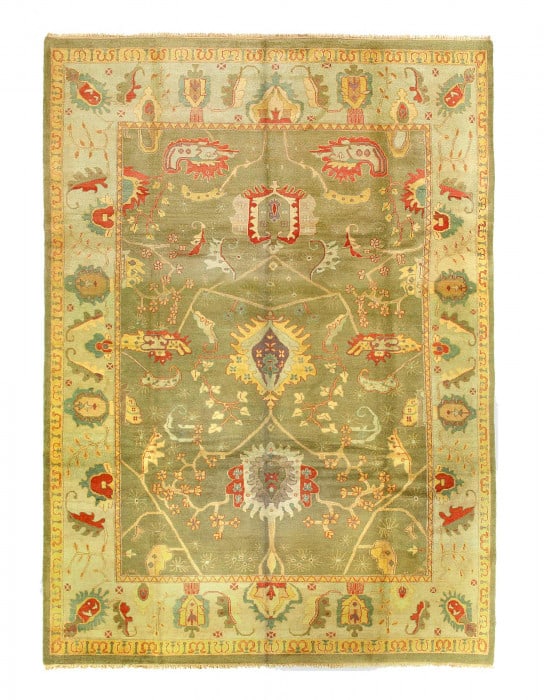 Fine Hand Knotted Persian Design sultanabad rug 10' X 14': Fine Hand Knotted Persian Design sultanabad rug 10' X 14' - New, Sultanabad, Hand-Knotted, Lamb's Wool, 300 -22451- 862.This item is part of our fine auction collection which includes many fine home a